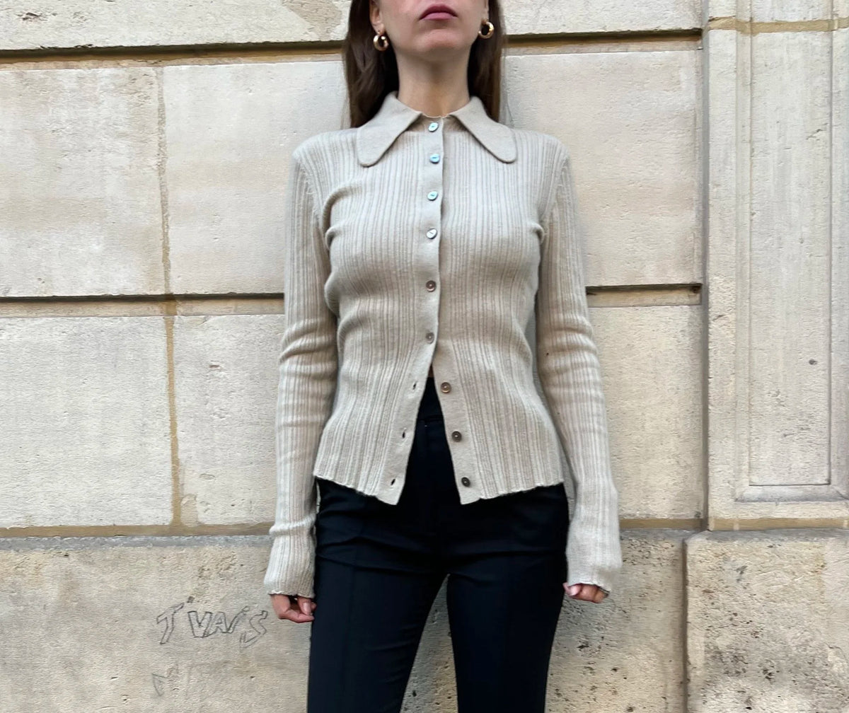 Le Cardigan Melody white stone, vue 7